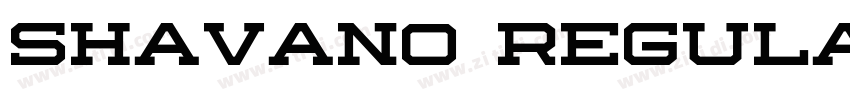 Shavano Regular字体转换